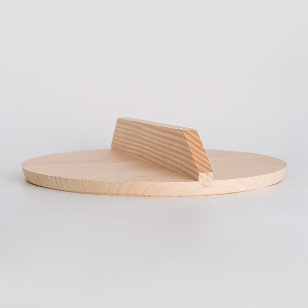 Image of Wooden Lid for Aluminum Entsuki Cooking Pot 9.5" (24cm) 2
