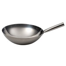 Stainless Steel Wok 14"