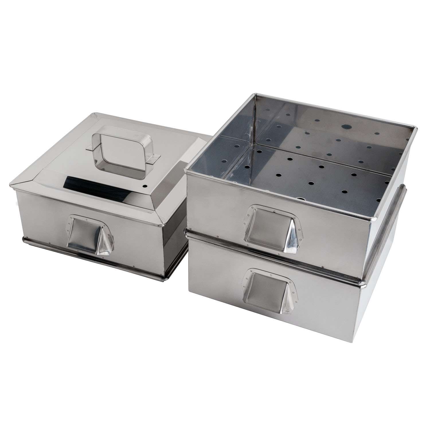 Stainless Steel Kaku Steamer 3 Tier 12.5