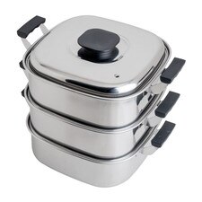 Stainless Steel Steamer 3 Tier