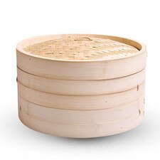 Bamboo Steamer 2 Tier 10" (25cm)