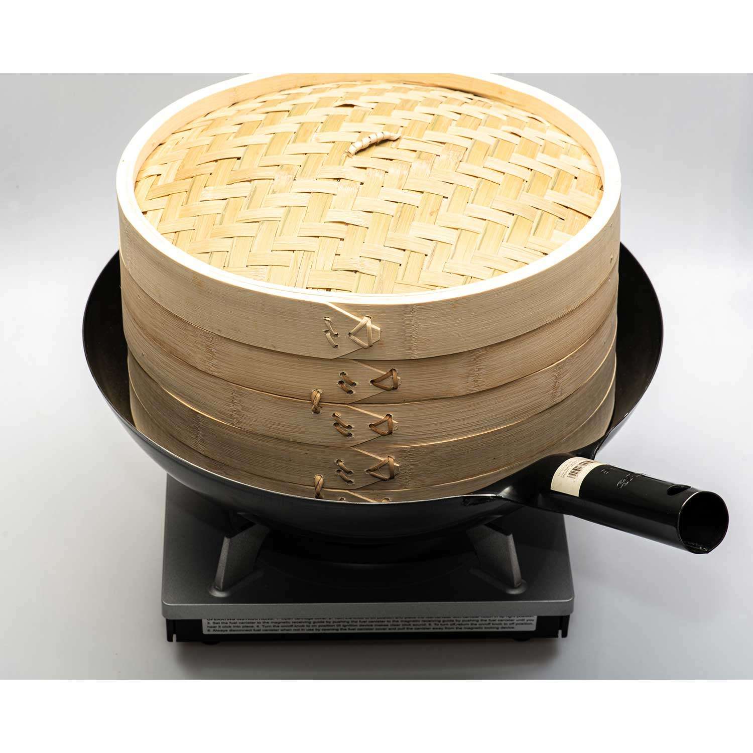 Bamboo Steamer 2 Tier 12" (30cm) Korin