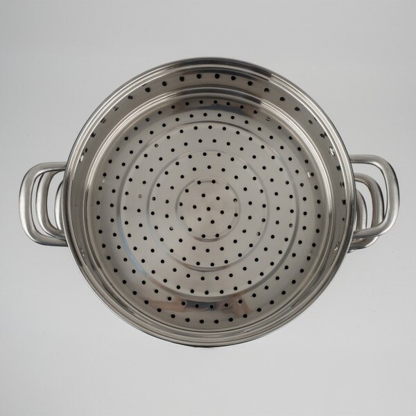 Image of Stainless Steel Maru Steamer 3 Tier 14.25" 3