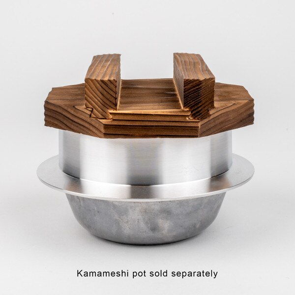 Image of Wood Cover for Aluminum Kamameshi Pot 6