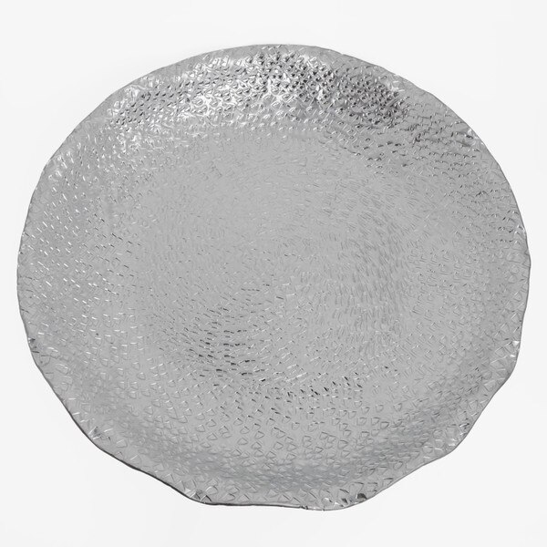 Image of Aluminium Flower (Moribachi) Serving Bowl 15.75" 3