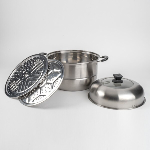 Image of Stainless Steel Steamer 2 Tier 2