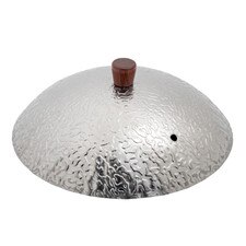 Hammered Stainless Steel Lid 6.25"