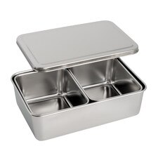 Stainless Steel Yakumi Pan - 2 Compartments