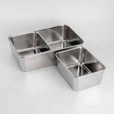 Stainless Steel Yakumi Pan - 2 Compartments hover-image