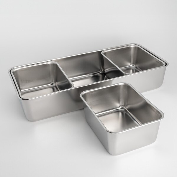 Image of Stainless Steel Yakumi Pan - 3 Compartments 4