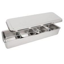 Stainless Steel Yakumi Pan - 4 Compartments