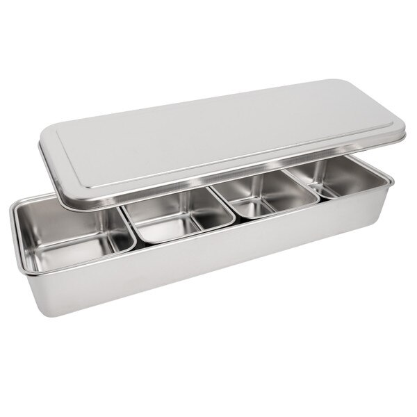 Image of Stainless Steel Yakumi Pan - 4 Compartments 1