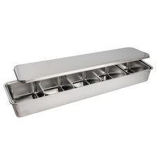 Stainless Steel Yakumi Pan - 5 Compartments