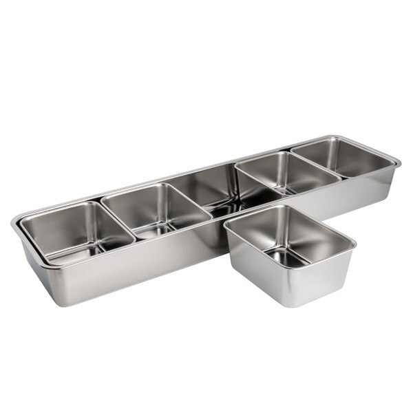 Stainless Steel Yakumi Pan 3 Compartments — Seito