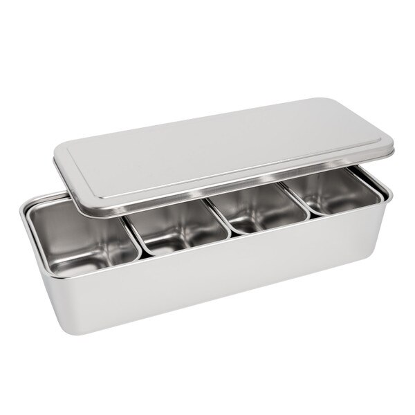 Image of Stainless Steel Yakumi Pan 11" - 4 Compartments 1