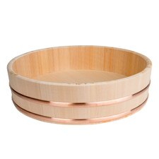 Cypress Wooden Rice Mixing Tub (Hangiri) - 39cm