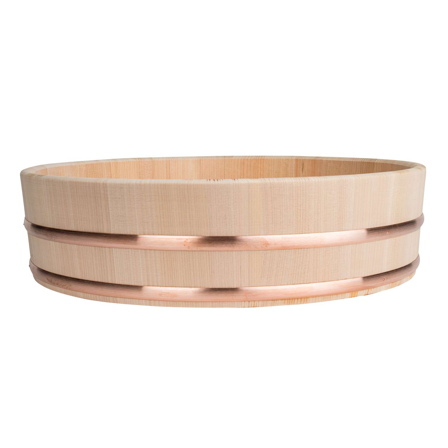 Cypress Wooden Rice Mixing Tub 39cm (Hangiri) | Korin