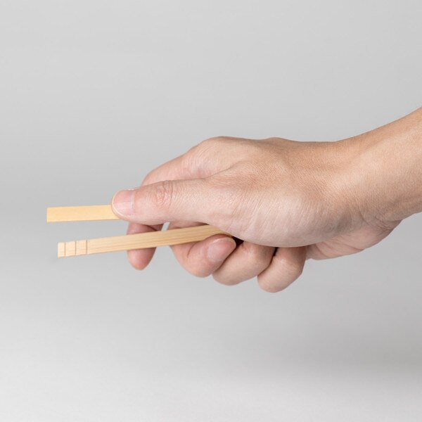 Image of Bamboo Tongs 3.9" 4