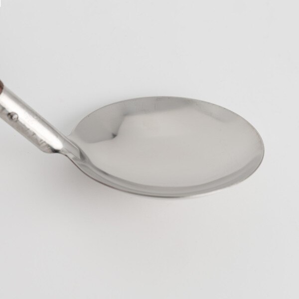 Image of Wooden Handle Spoon 9" 3
