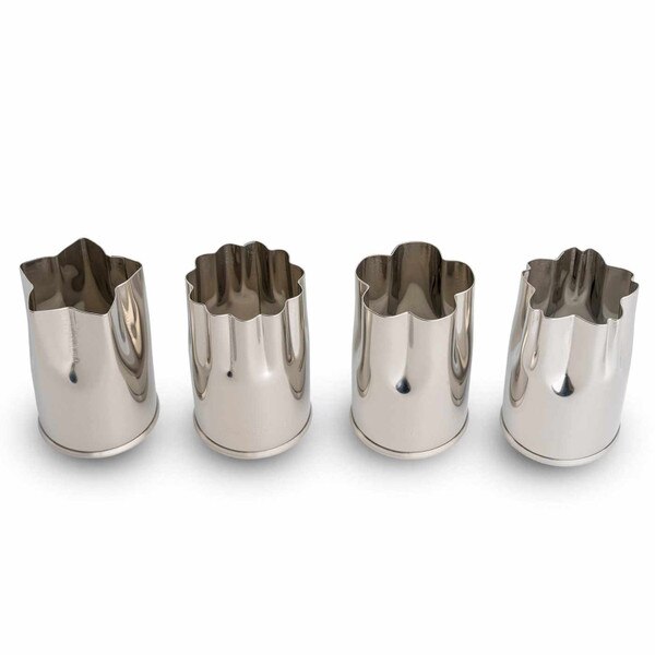 Image of Vegetable Cutter Assorted 4 Piece 2.3" 1