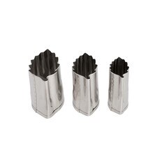 Vegetable Cutters 3 Piece Set- Leaf