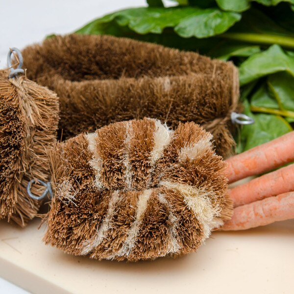 Tawashi Natural Scrubbing Brush From Japan For Cast Iron