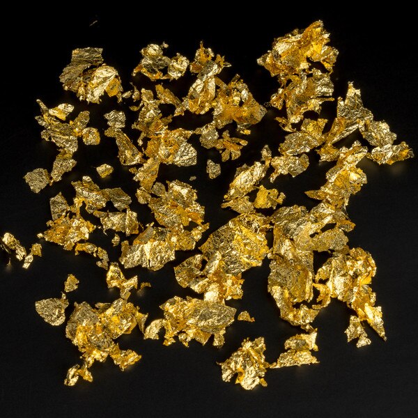 Image of Korin Edible Gold Flakes - Medium Fine 2