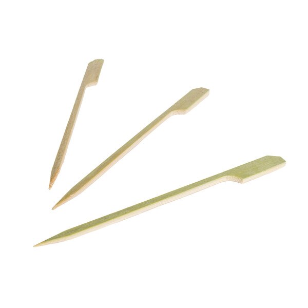 Image of Disposable Flag / Gun Shaped Bamboo Skewers (Teppo Gushi) 4.8” (12cm) (100/pack) 2