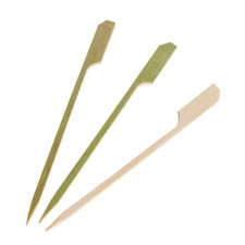Flag /Gun Shaped Bamboo Skewers (Teppo Gushi) 5.9" (15cm)