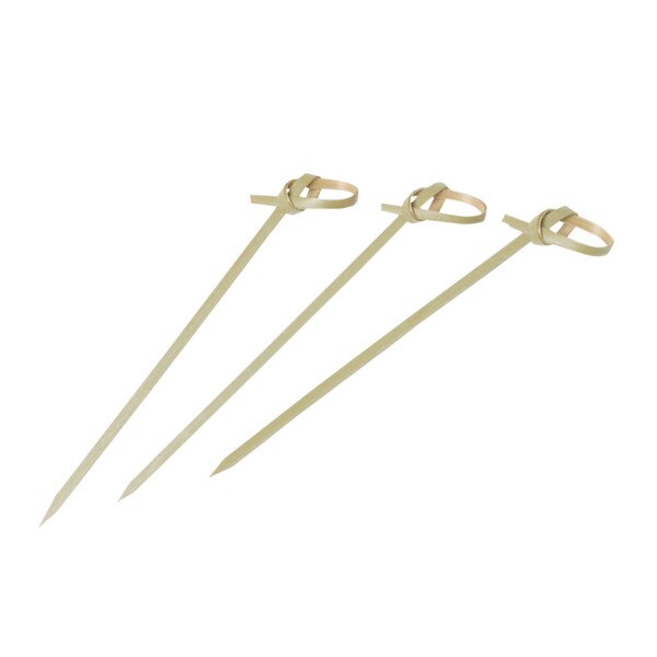 Image of Knotted Bamboo Skewers 7" (18cm) 100/bag