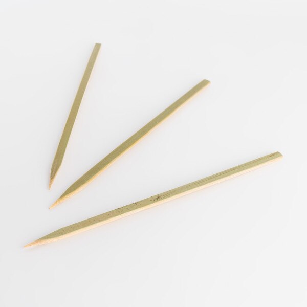 Image of Disposable Flat Bamboo Skewers (Hira Gushi) 5.9” (15cm)(100/pack) 2