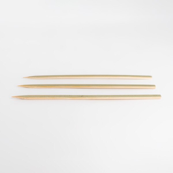 Image of Disposable Flat Bamboo Skewers (Hira Gushi) 5.9” (15cm)(100/pack) 3
