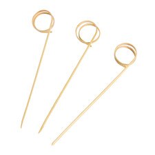 Disposable Ring Bamboo Skewers 4.7” (12cm) (100/pack)