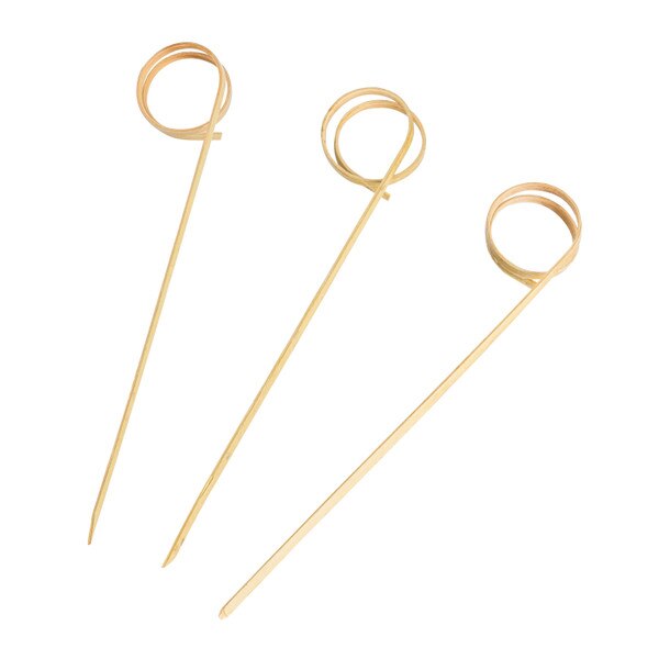 Image of Disposable Ring Bamboo Skewers 4.7” (12cm) (100/pack) 1