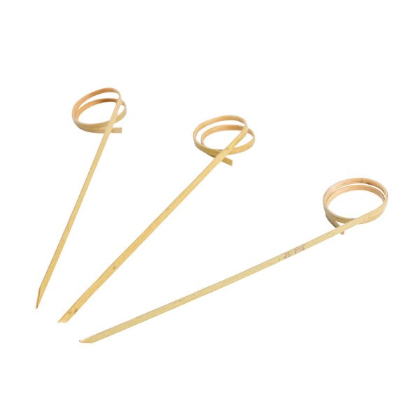Image of Disposable Ring Bamboo Skewers 4.7” (12cm) (100/pack) 2
