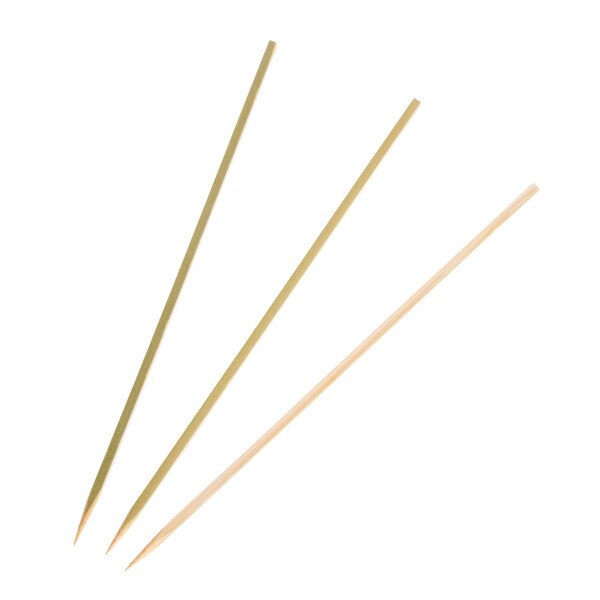 Image of Disposable Square Bamboo Skewers (Uo Gushi) 9.5”L (24cm) (100/pack)