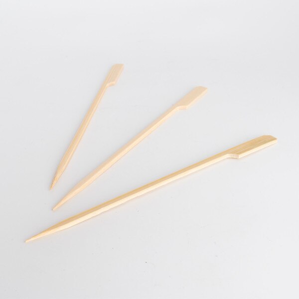 Image of Disposable Flag / Gun Shaped Bamboo Skewers (Teppo Gushi) Natural 3.5” (9cm) (100/pack) 2