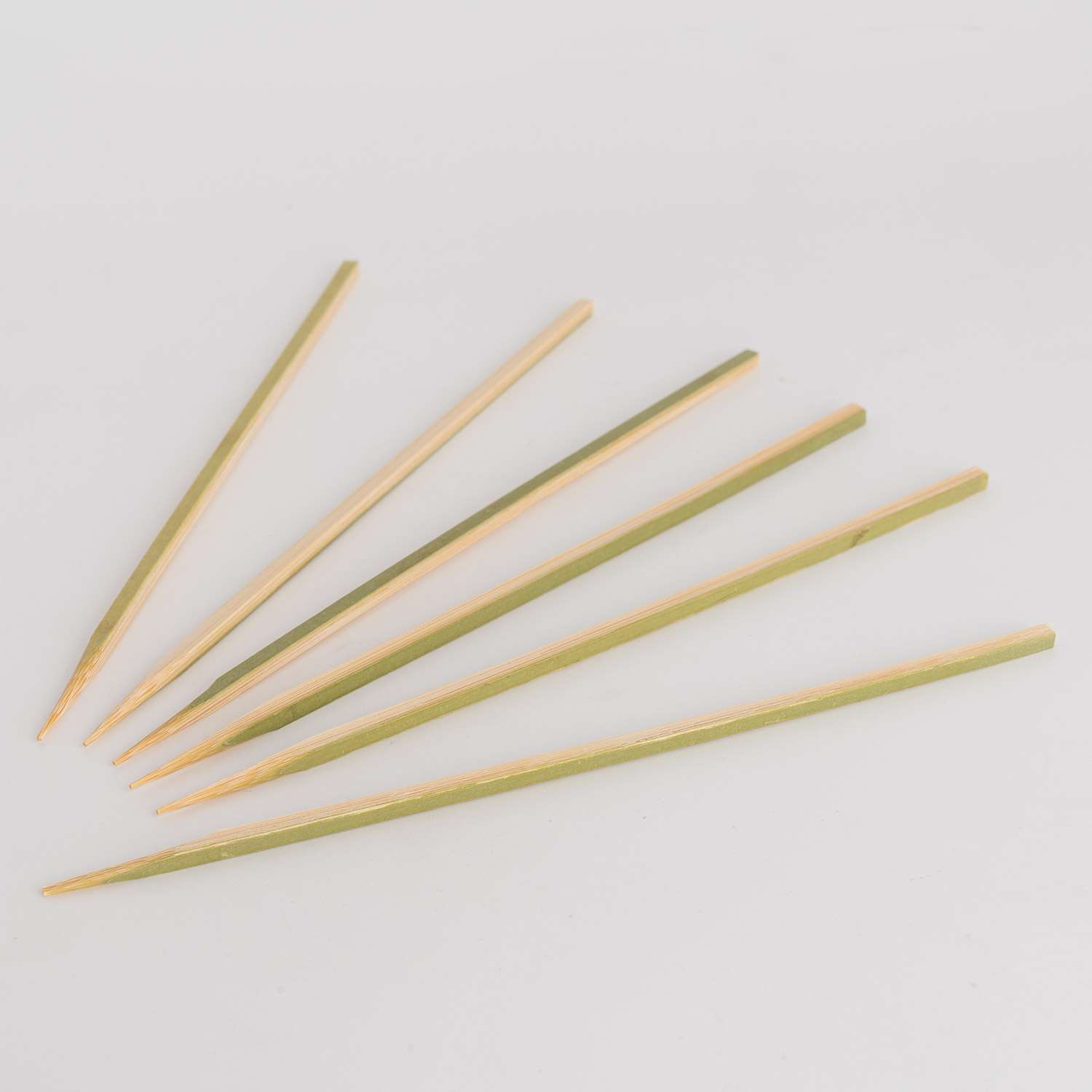 Disposable Square Bamboo Skewers 6” (15cm) (100/pack) | Korin