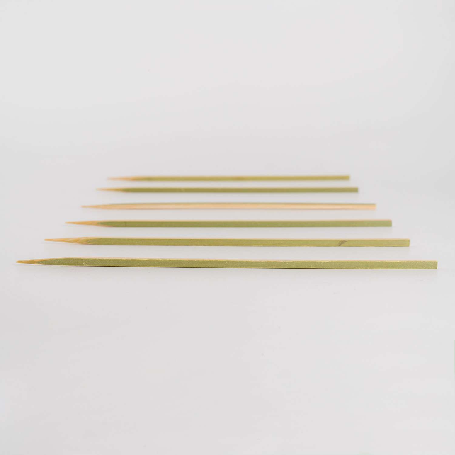 Disposable Square Bamboo Skewers 6” (15cm) (100/pack) | Korin