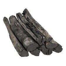 Kamitosa White Binchotan Halved Pieces Binwari 9.5" 26.5lb/case