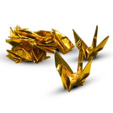Gold Textured Cranes 4"