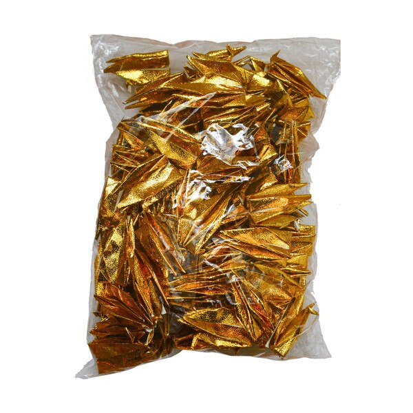 Image of Gold Textured Cranes 4" 2