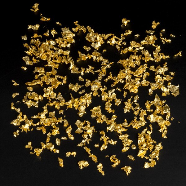 Image of Hanafubuki Edible Gold Flakes Super Fine 0.2 Grams | Rare Value Size 4