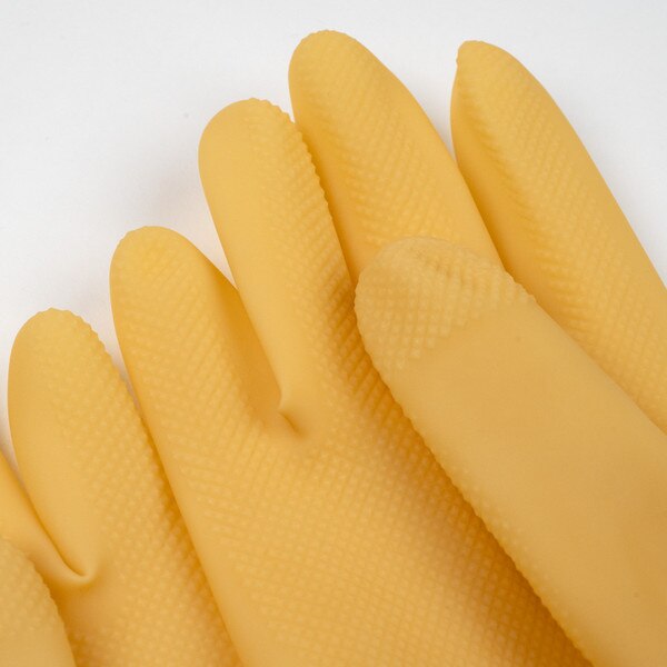 Image of TW Yellow Cleaning Gloves #300 - Small 3