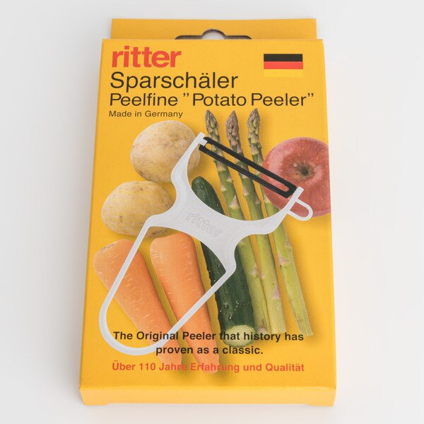 Image of Ritter White Carbon Steel Blade Peeler (Made in Germany) 5