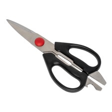 Black Handle Multi Function Kitchen Scissors 8.5"