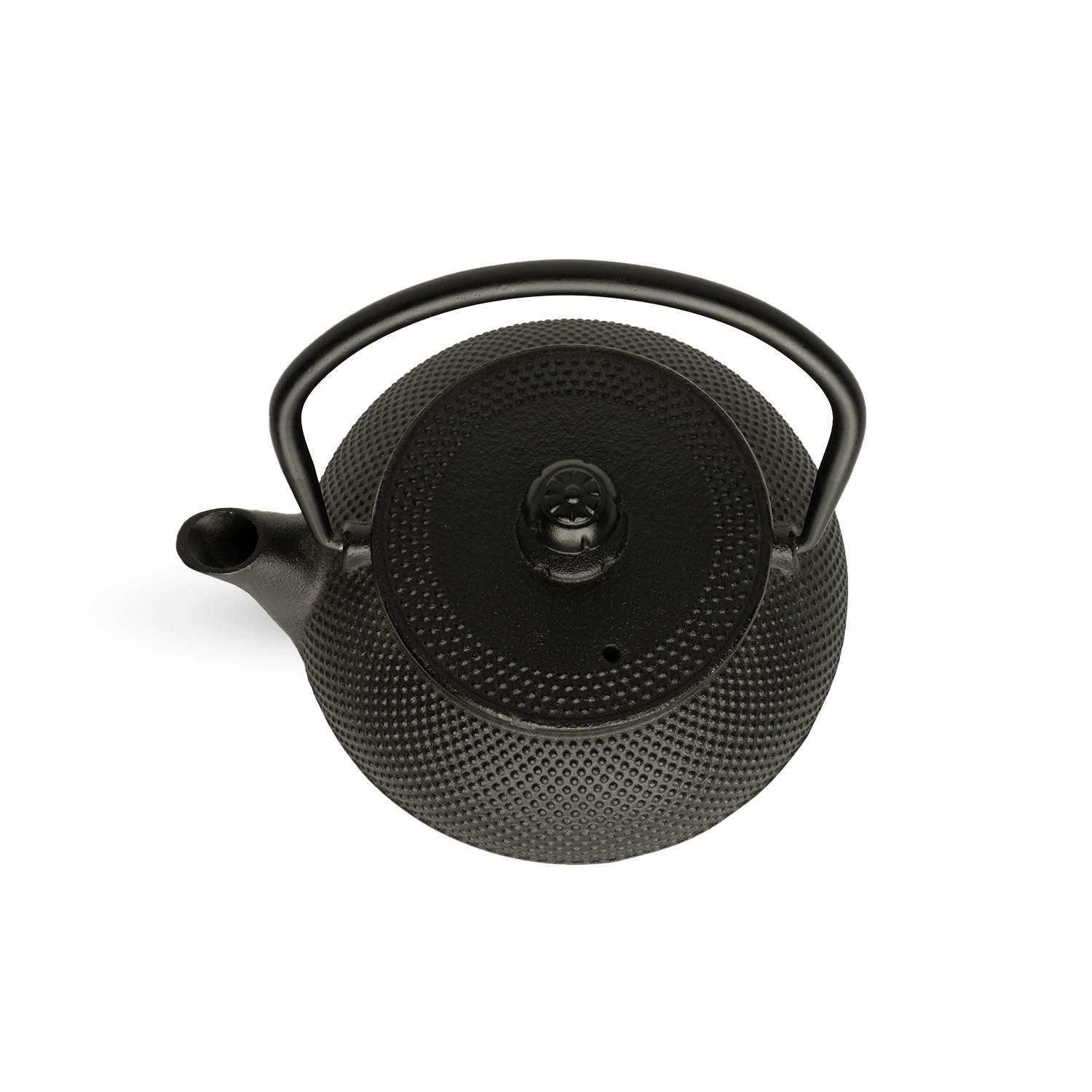 Cast Iron Black Arare Teapot 8 oz | Korin