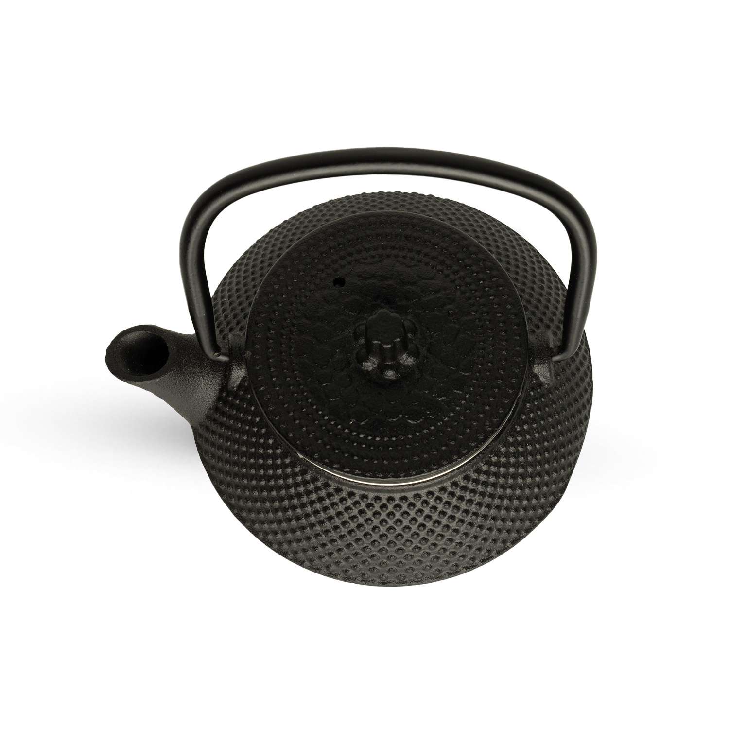 Cast Iron Black Arare Teapot 26 oz | Korin