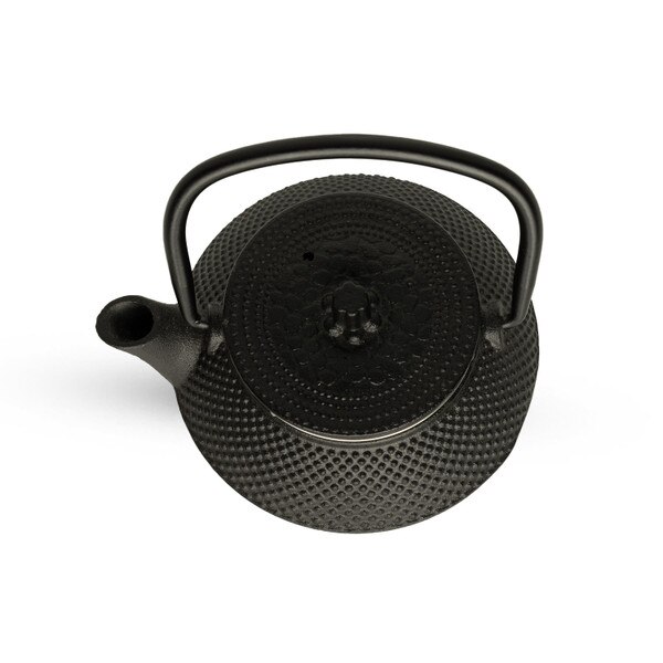 Image of Cast Iron Black Arare Teapot 26 oz 3