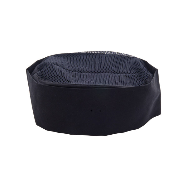 Image of Black Chef Hat with Mesh - Large
